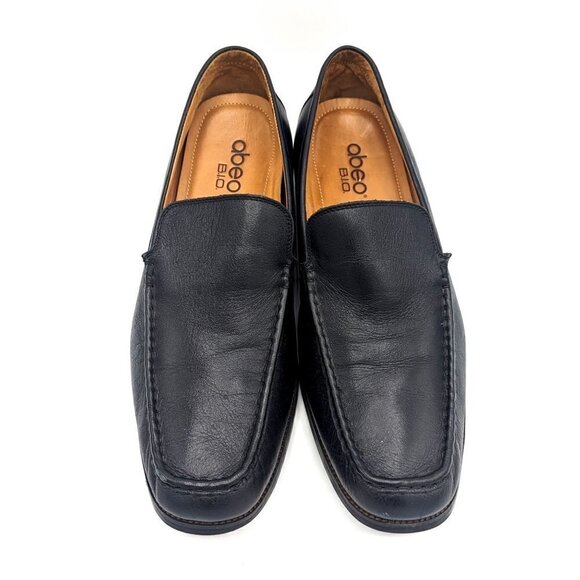 Abeo Bio System Moc Toe Venetian Comfort Shoe Loafers Black Leather Mens 12 (46) - Picture 4 of 8